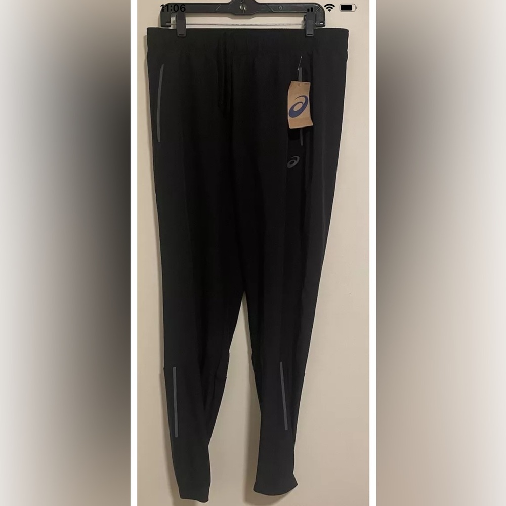 Asics Black Reflective Hybrid Pants